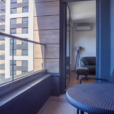 Rental of a modern 2-room apartment, 62 m², New Belgrade, Belgrade, Serbia